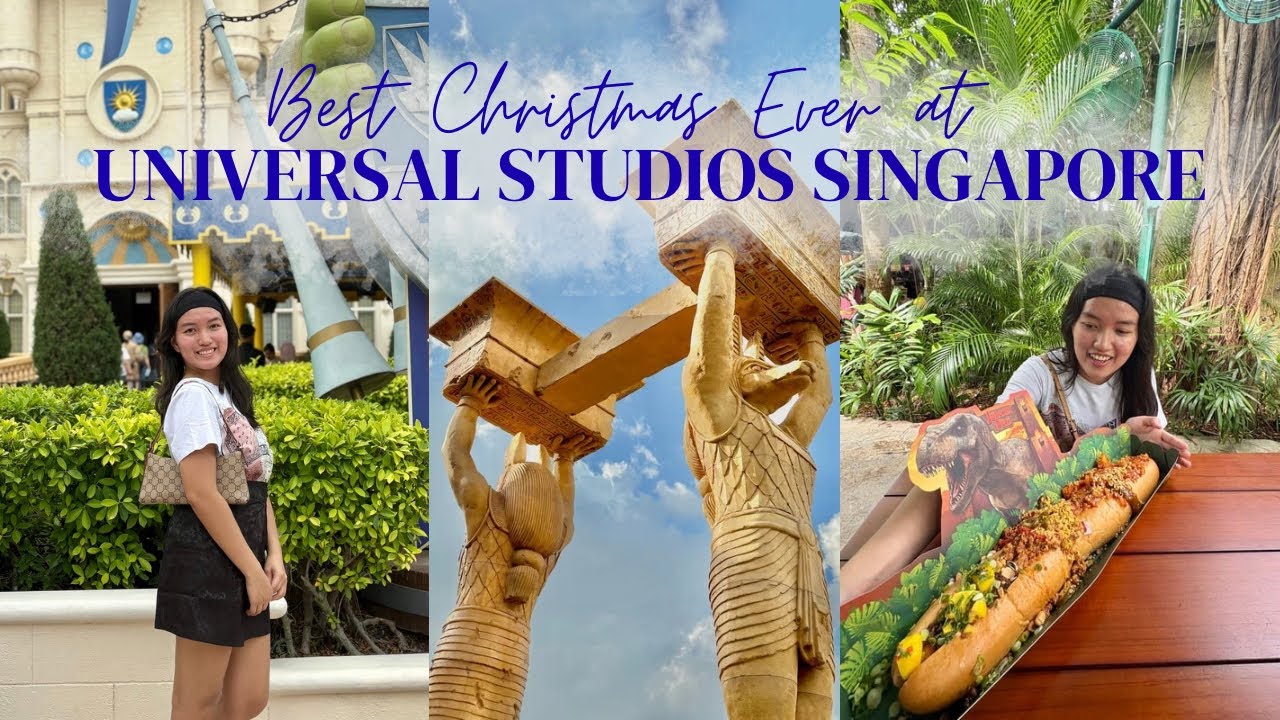 We Spent Christmas Day at Universal Studios Singapore 🇸🇬 