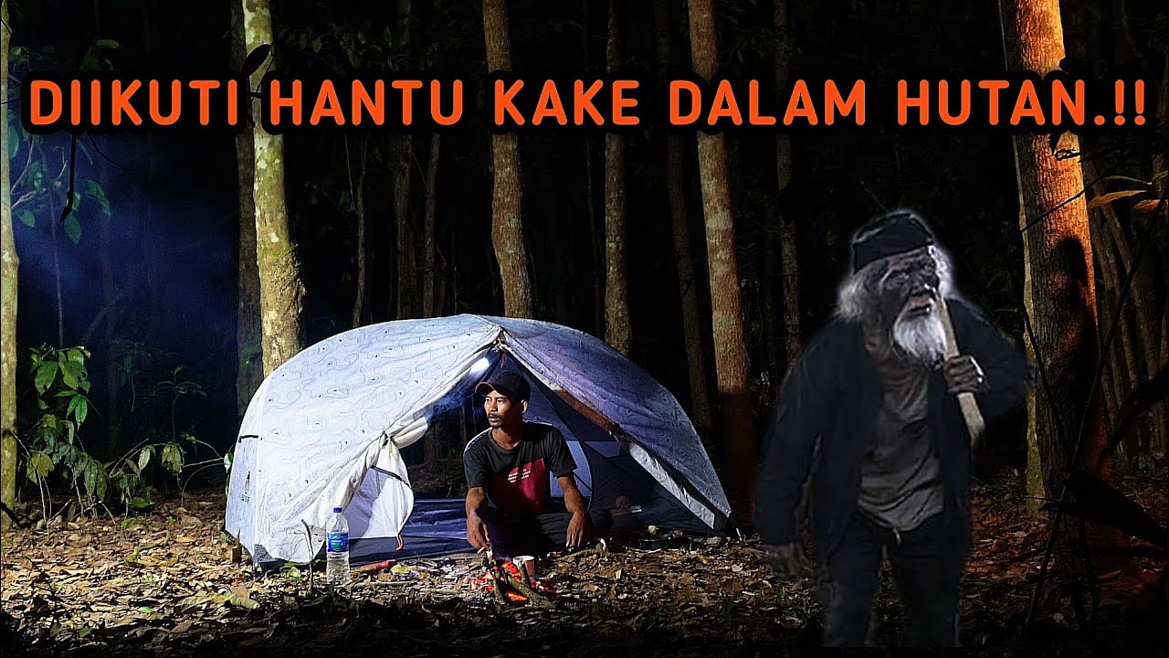HOROR‼️DIIKUTI KAKEK MISTERIUS SAAT SOLO CAMPING DI HUTAN 