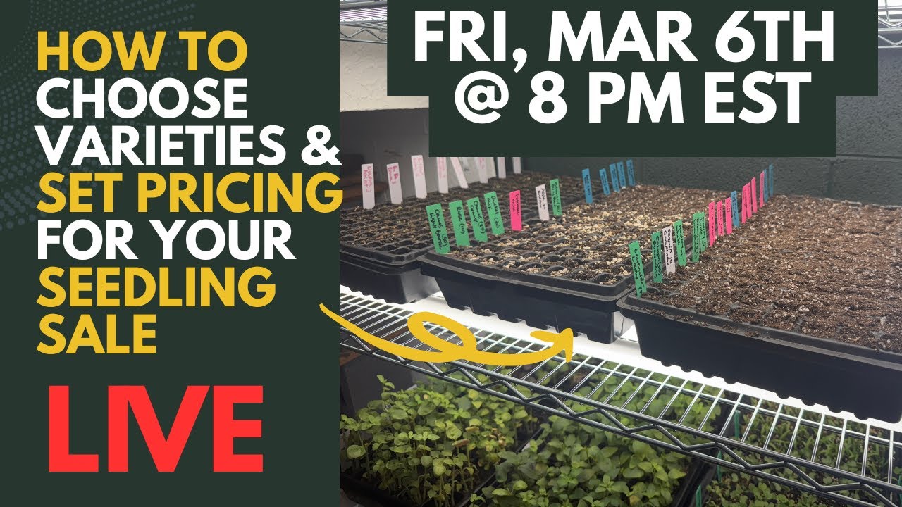 Seedling Sale Variety Selection and Q&A Session
