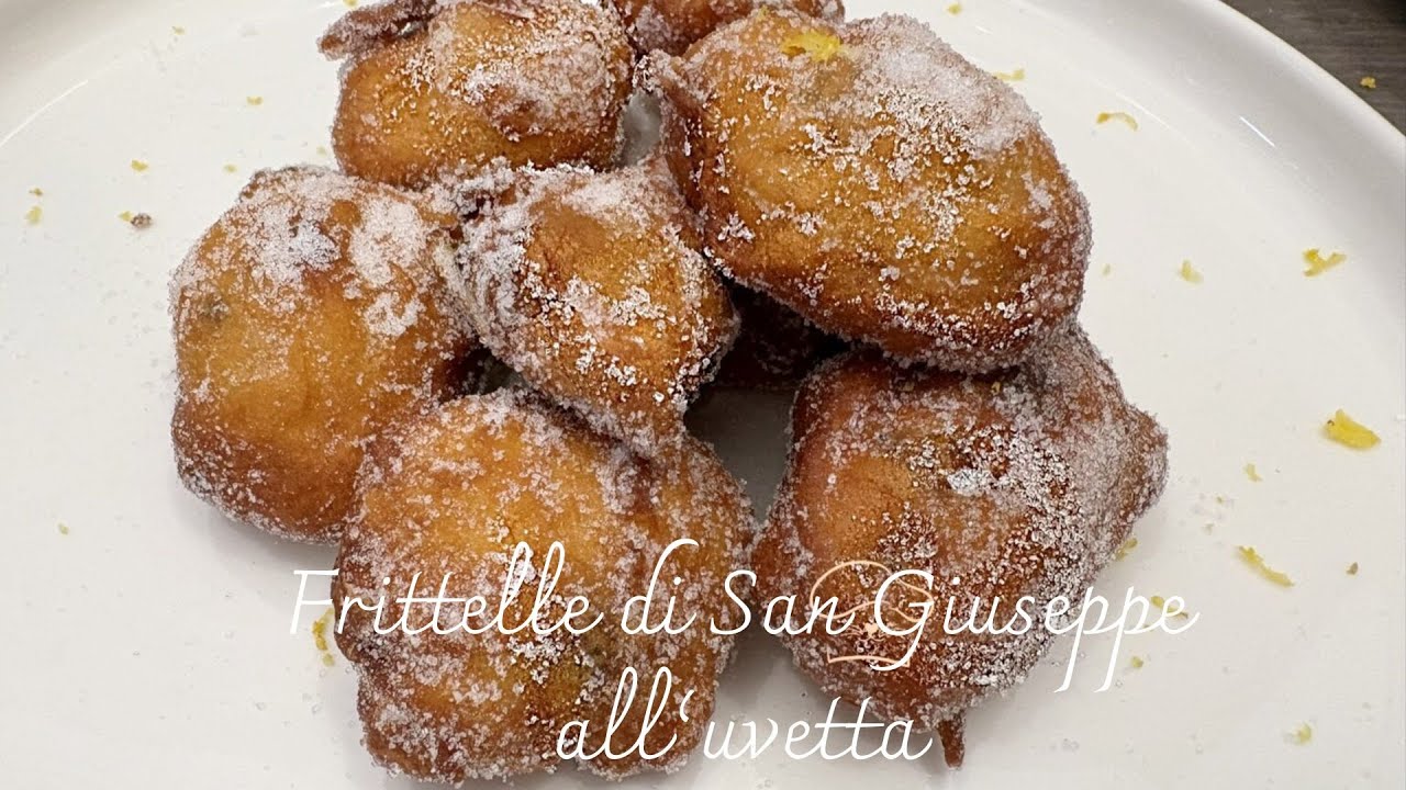 Frittelle di San Giuseppe all’uvetta