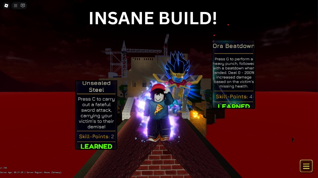 ONE OF THE MOST INSANE YBA BUILD! SPTW + PLUCK BREAKS ANYTHING IN THE WAY! #roblox #yba #pvp