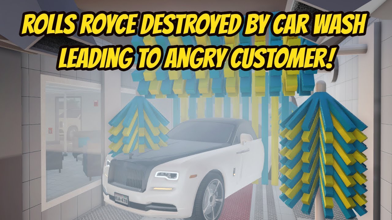 Greenville, Wisc Roblox l Busy Car Wash FLOODS RARE Rolls Royce Roleplay
