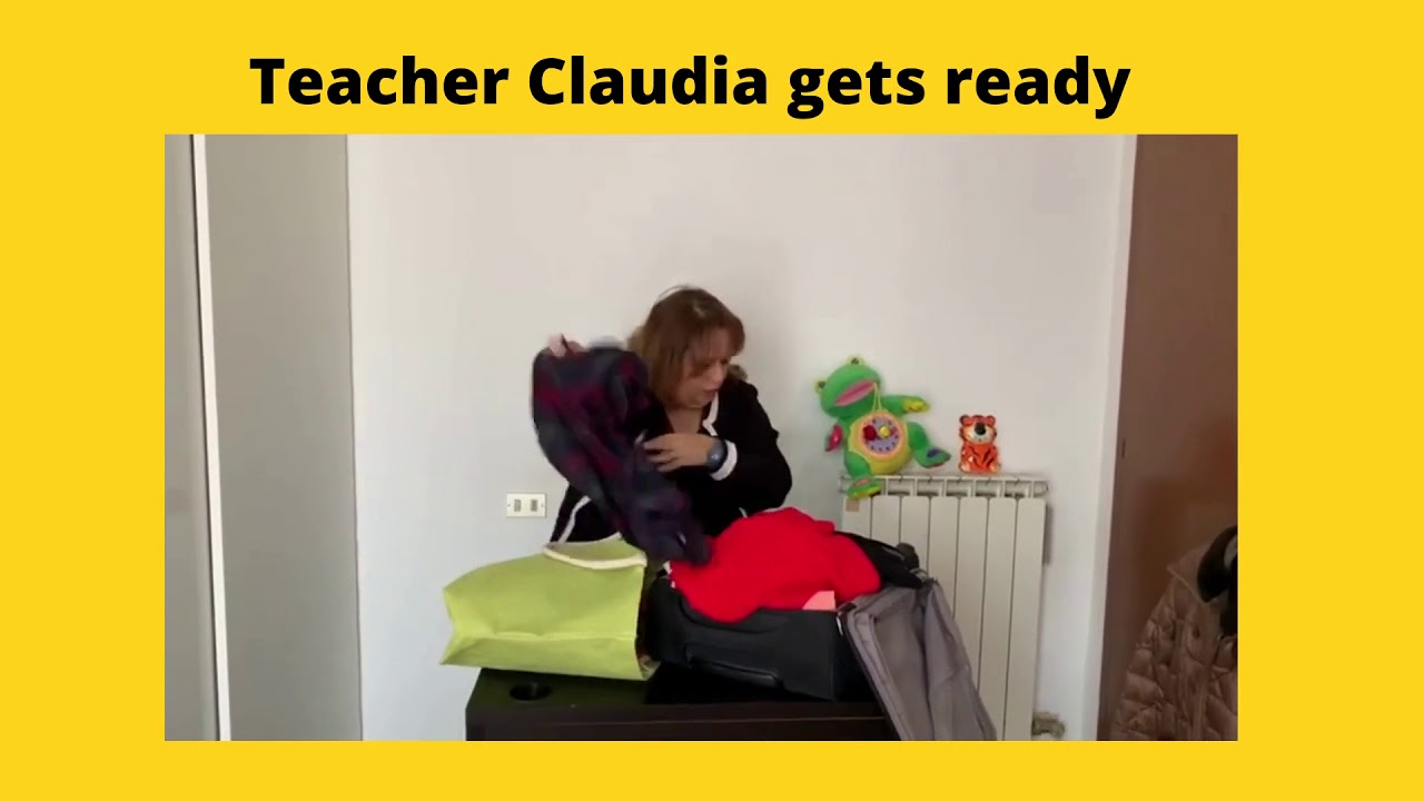 CLOTHES VOCABULARY Teacher Claudia is going on VACATION...