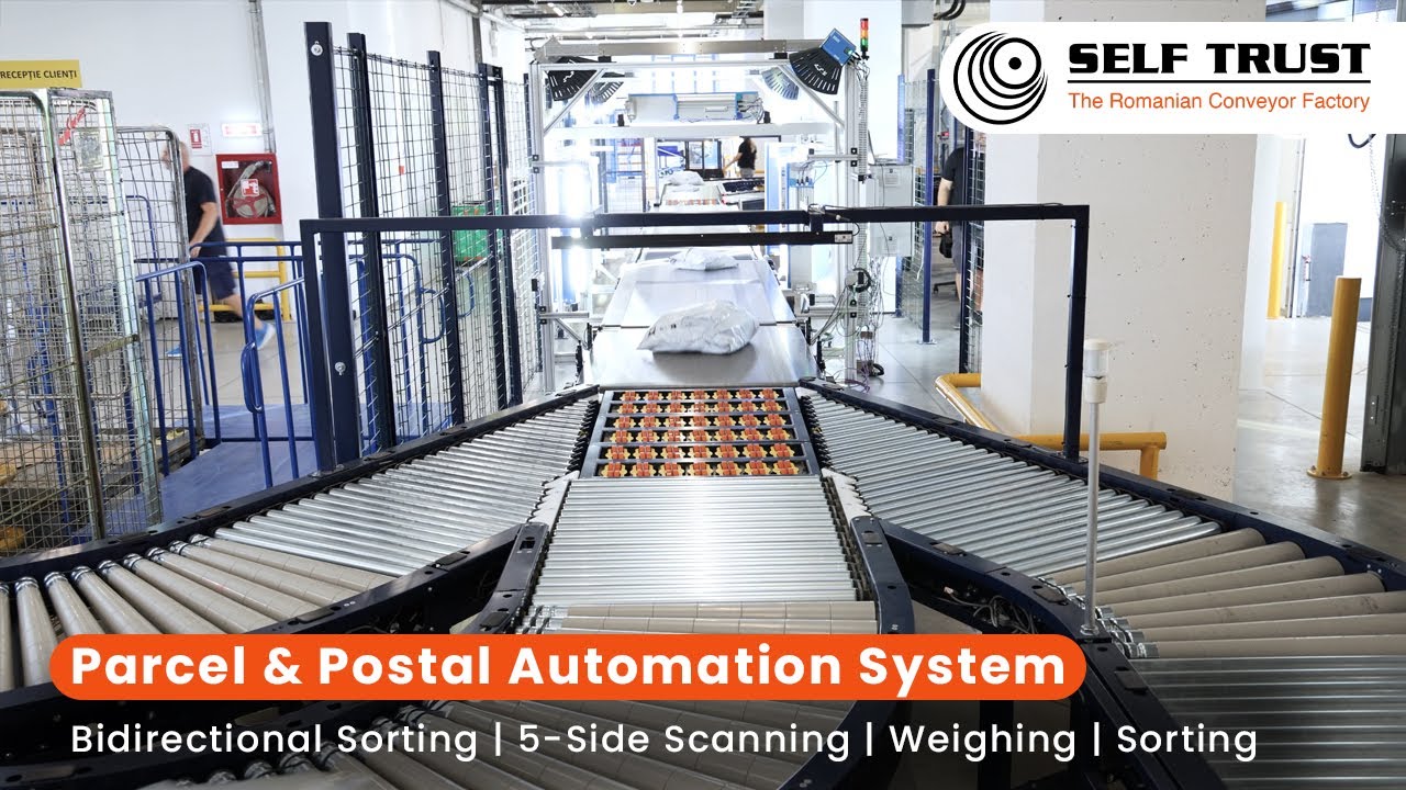 Automated Conveyor System for 5-Side Scanning, Dynamic Weighing & Sorting | SELF TRUST