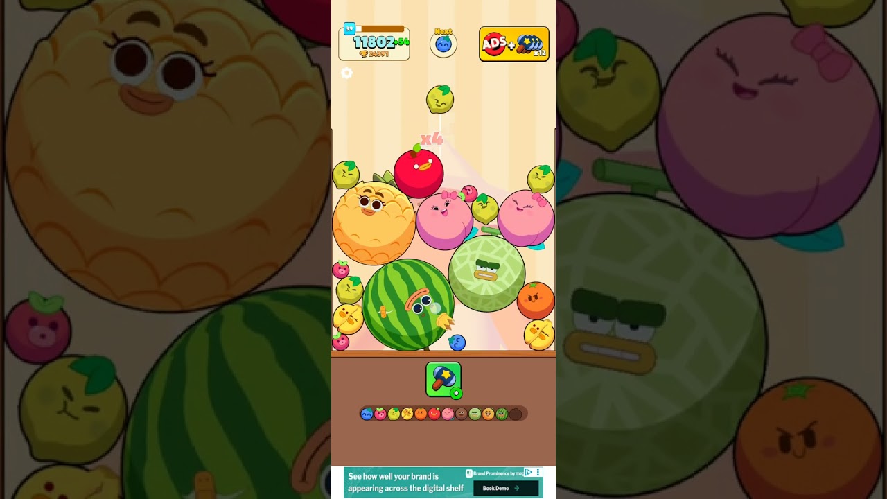 Playing Fruit Clash and got mangosteen
