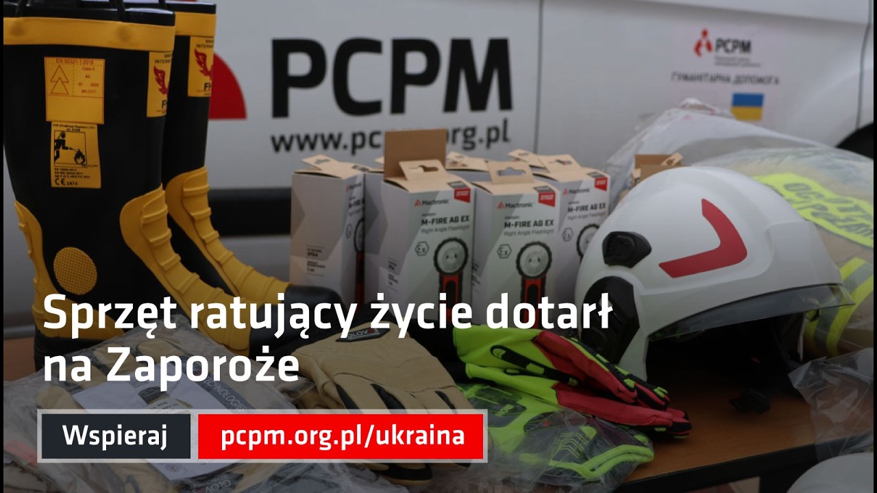 Sprzęt ratujący życie dotarł na Zaporoże