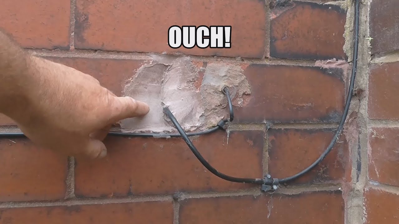 Drilling Through Brickwork For Wires