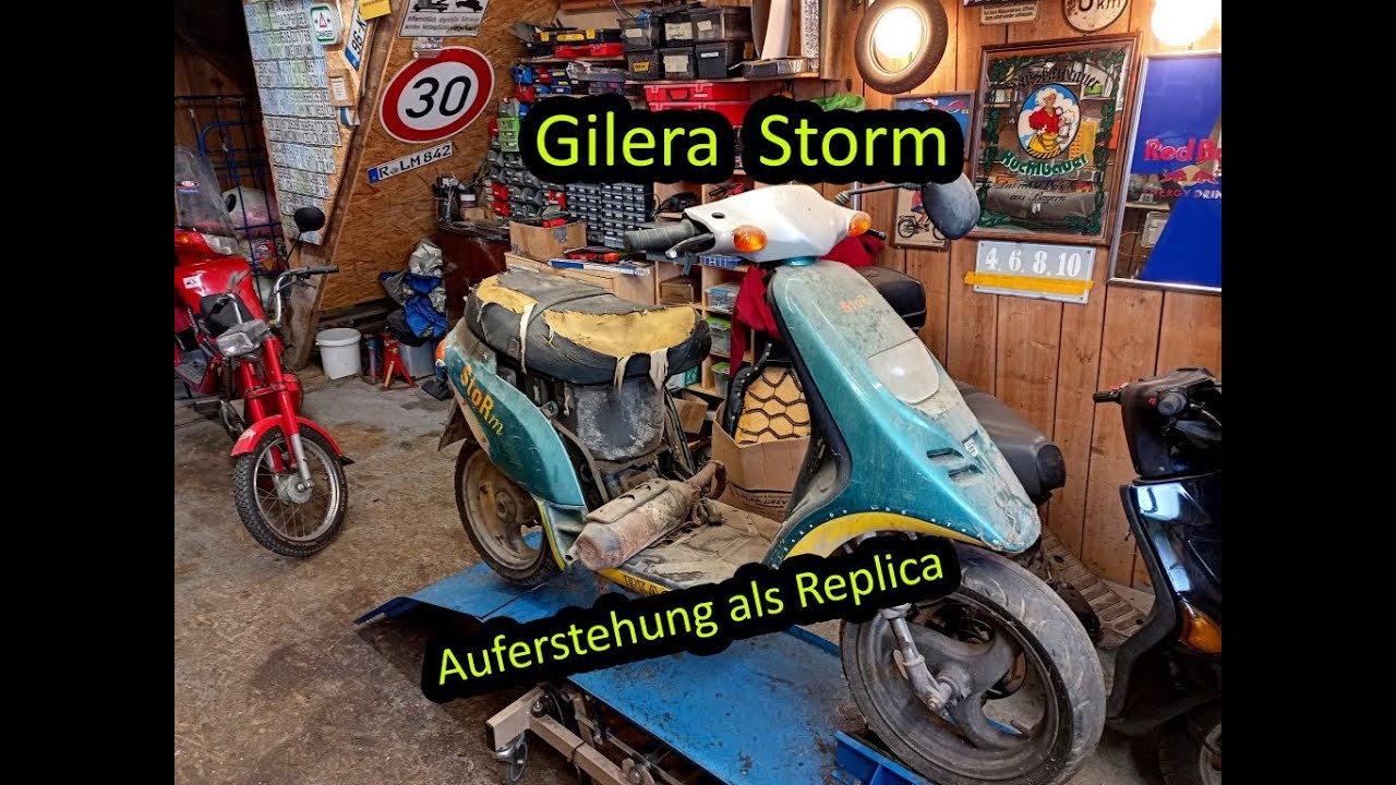 Gilera Storm | Auferstehung als Replica | ein neues Leben für den 50€ Roller