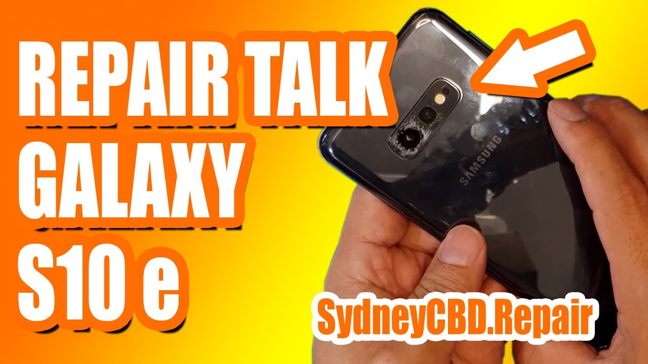 A #Walkthrough Camera Glass #Fix on #Galaxy S10e | Sydney CBD Repair Centre