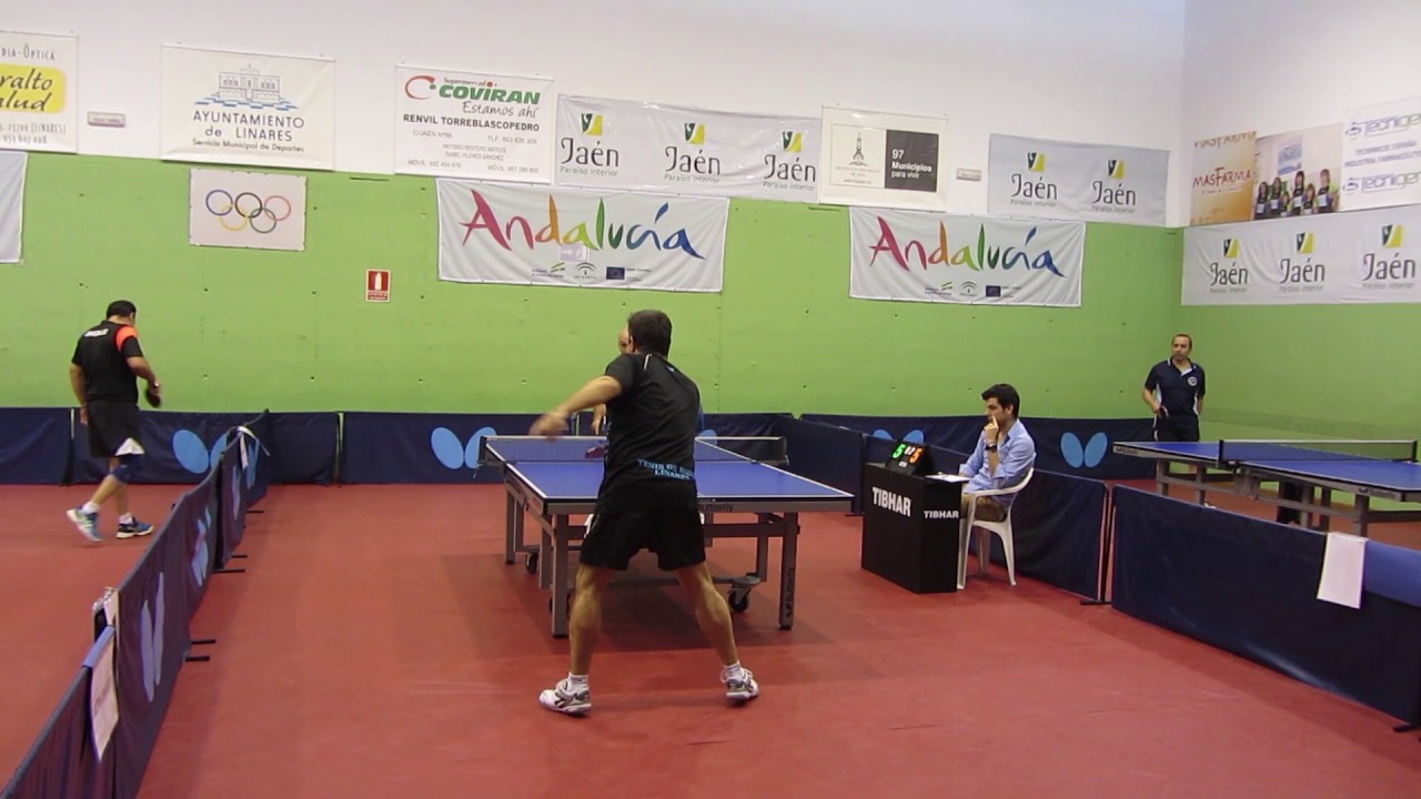 Esteban Rodriguez vs Eduardo P&eacute;rez. Fase por el t&iacute;tulo liga SD veteranos. Linares 2017