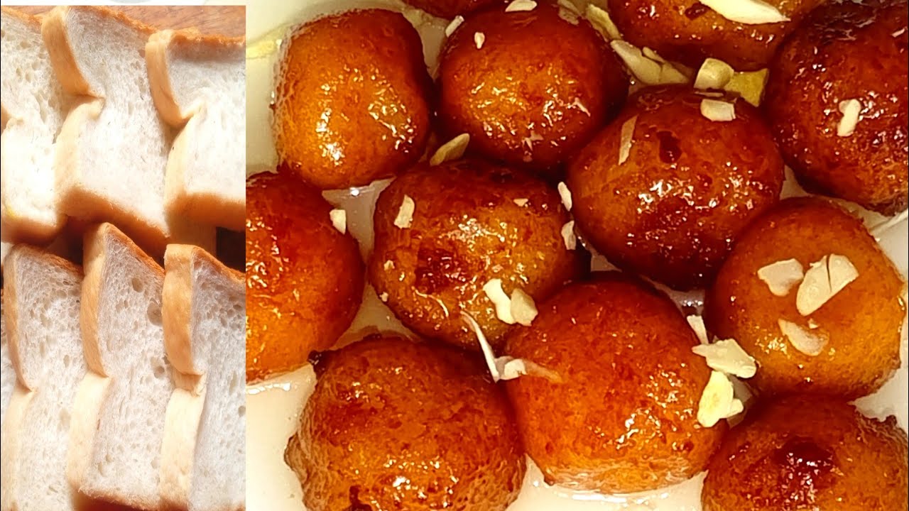 পাউরুটি দিয়ে মুখে লেগে থাকার মতোগুলাব জামুন মিষ্টি রেসিপি|পাউরুটির মিষ্টি। Bread Gulab Jamun Recipe