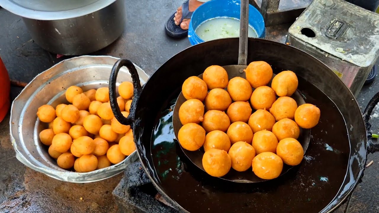 Early Morning BREAKFAST in Vijayawada | Mysore Bonda | Masala Dosa | Onion Bonda #indianstreetfood 