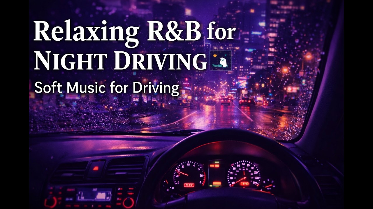 Relaxing R&B for Night Driving  Soft Music for Driving