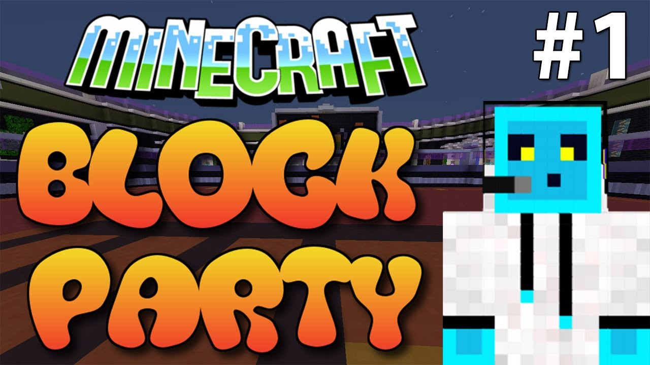Minecraft Minigame Block Party Bölüm 1 - Renk Körü Olduk