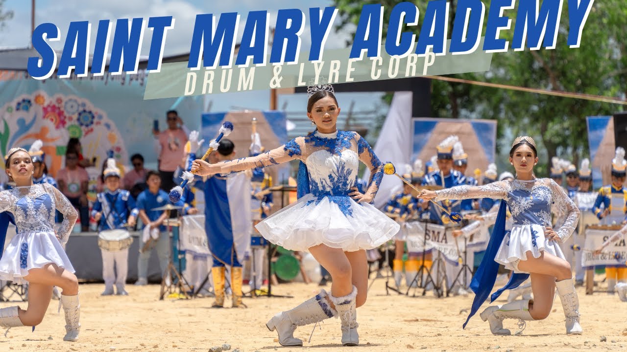 Saint Mary Academy Drum & Lyre Corps | 120 FPS Slow Motion Video