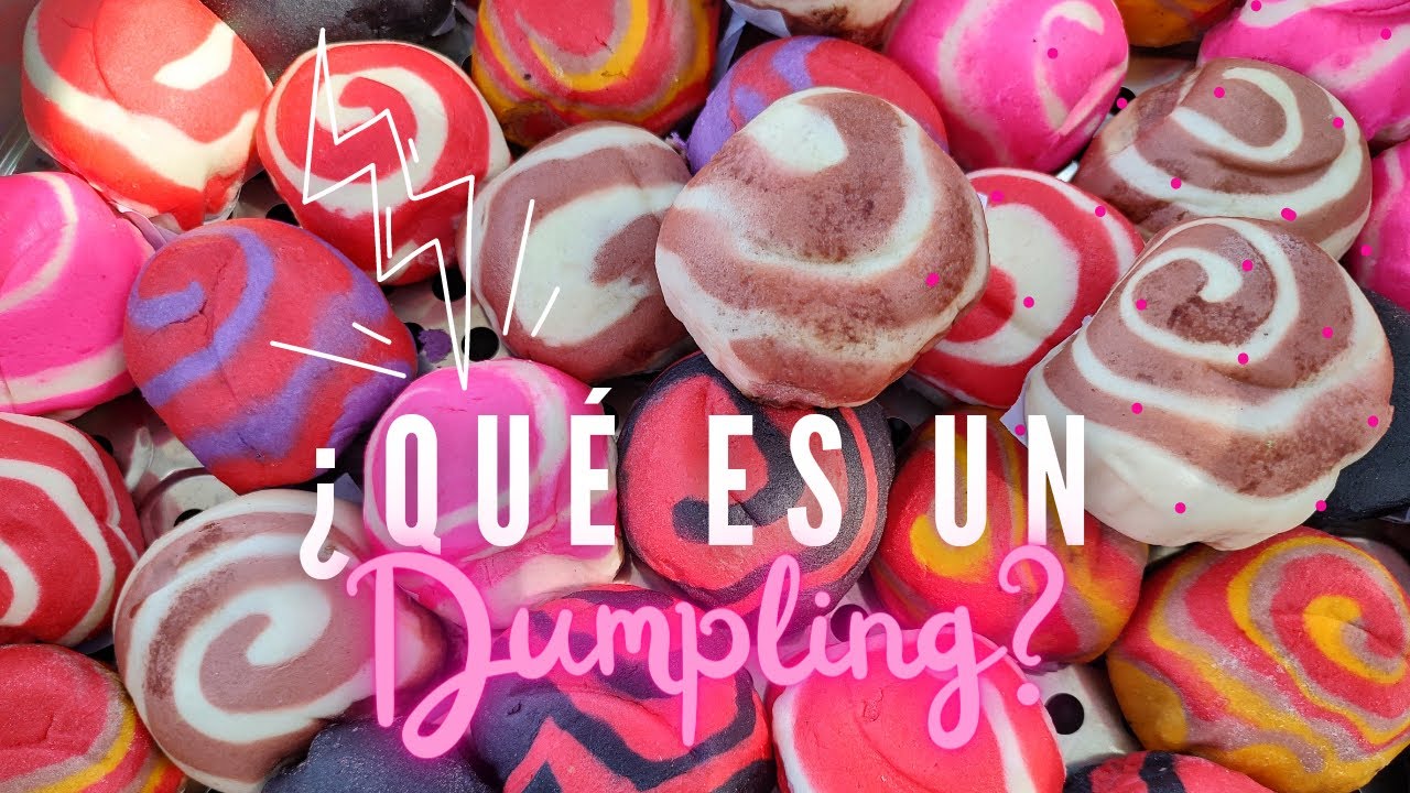 Probando los Dumplings en Puebla.