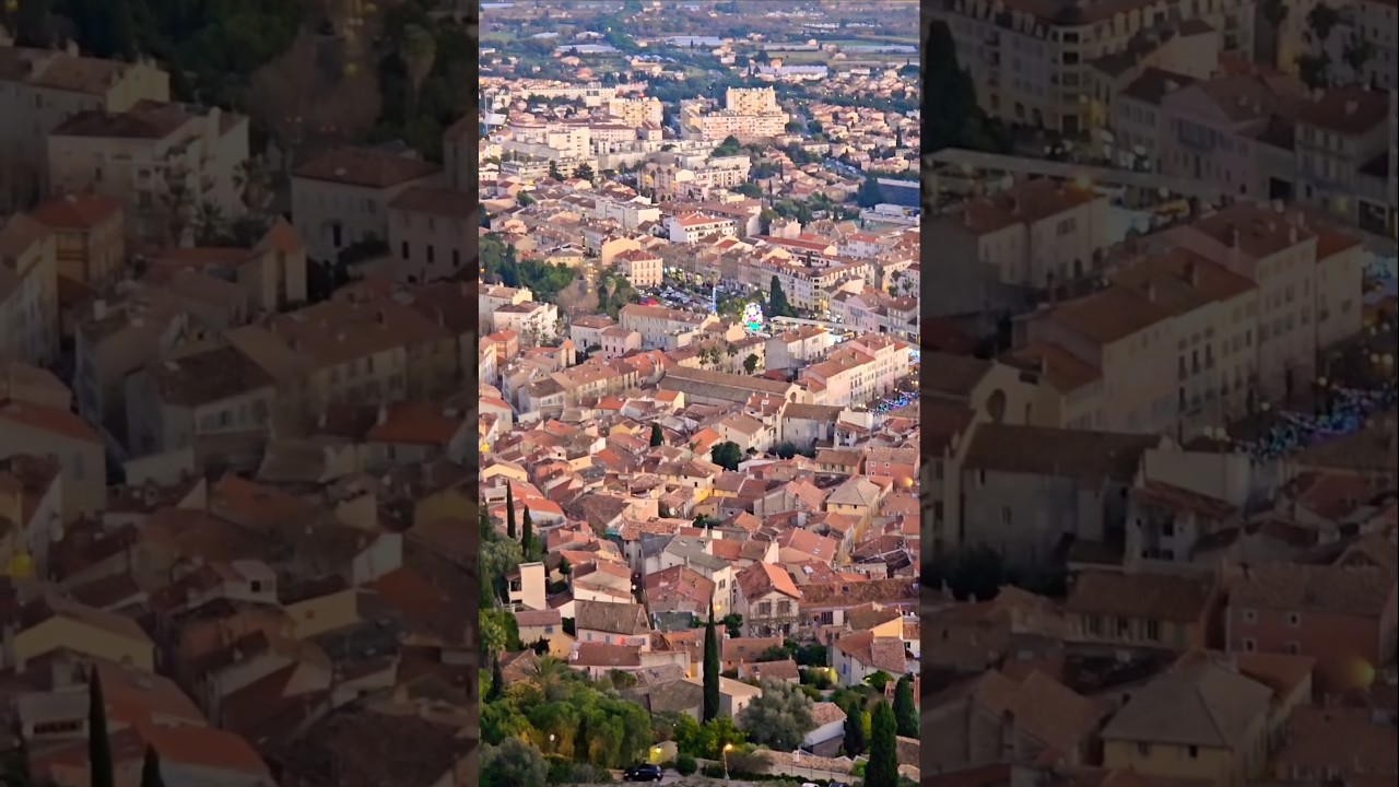 Вид из замка 11го века, морской город Йер, Франция #hy&egrave;res #лазурныйберег #переездвофранцию