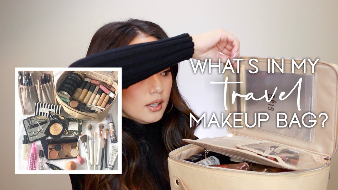 What's In My Travel Makeup Bag | Sophia Thao