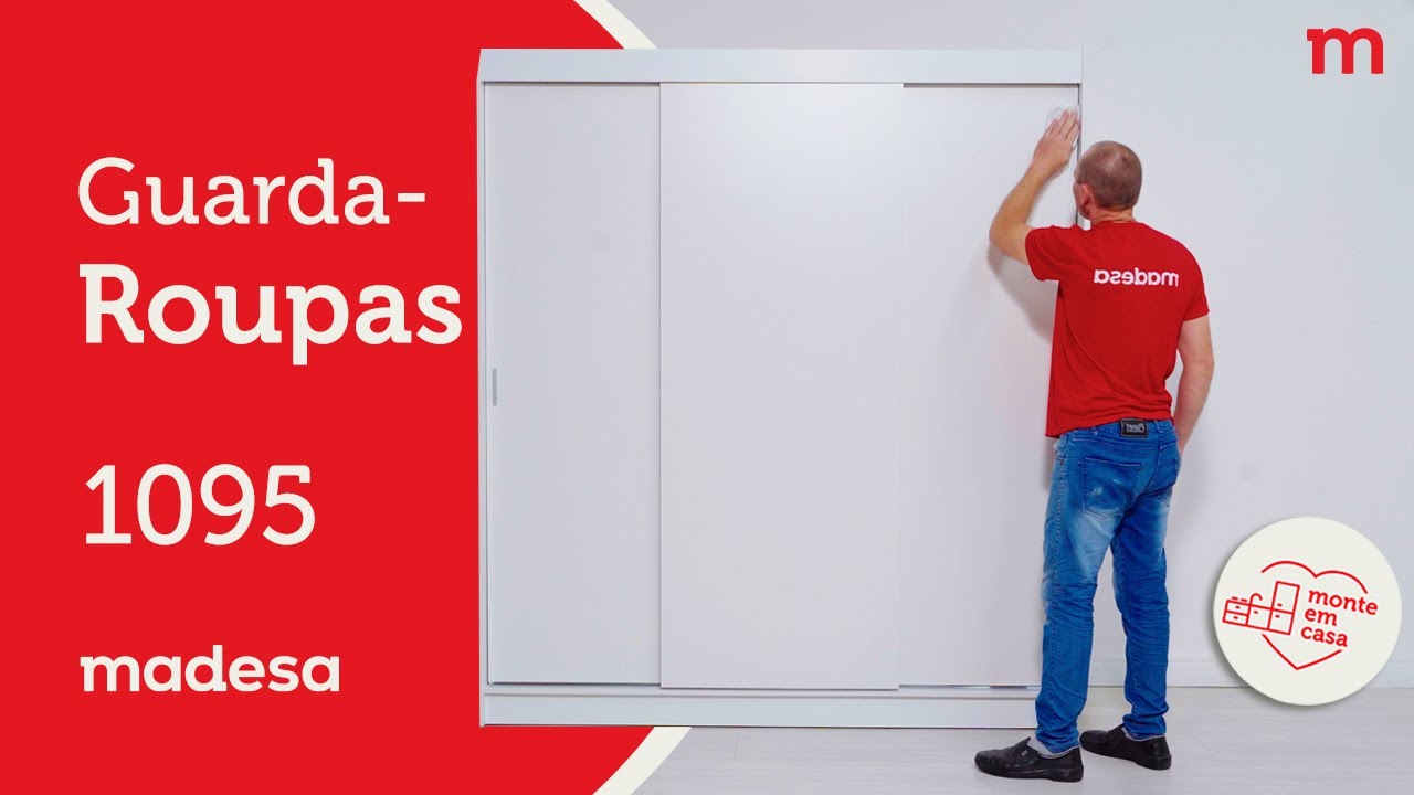 Montagem Guarda-Roupas 1095 | Madesa móveis
