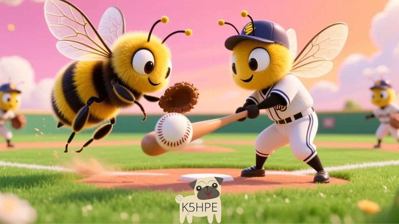 Bumblebee Baseball Song Vocal Music Education Children Singing Songs Reading Lyrics Letter B Phonics