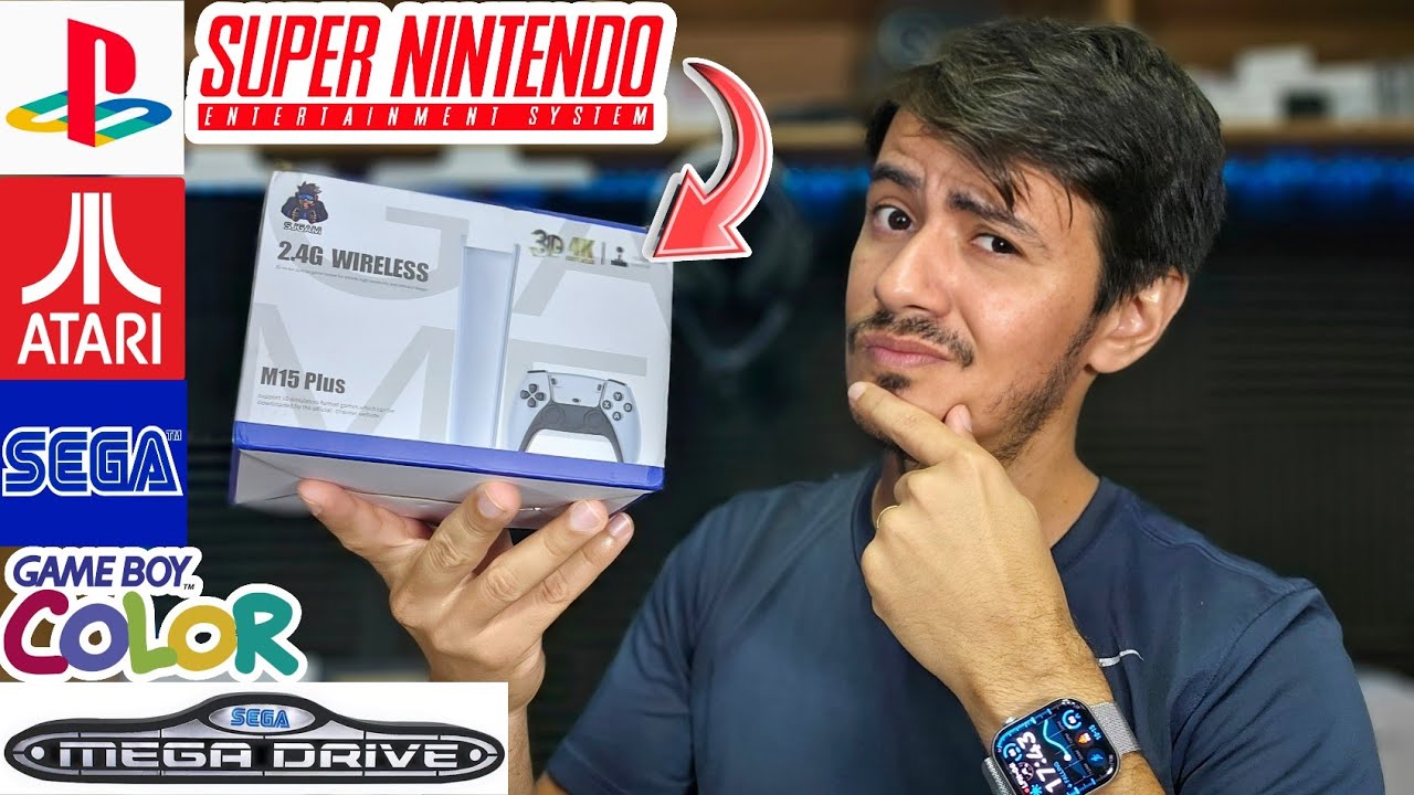 VALE A PENA? Testei o Game Stick M15 Plus na prática - O mais vendido da Internet!