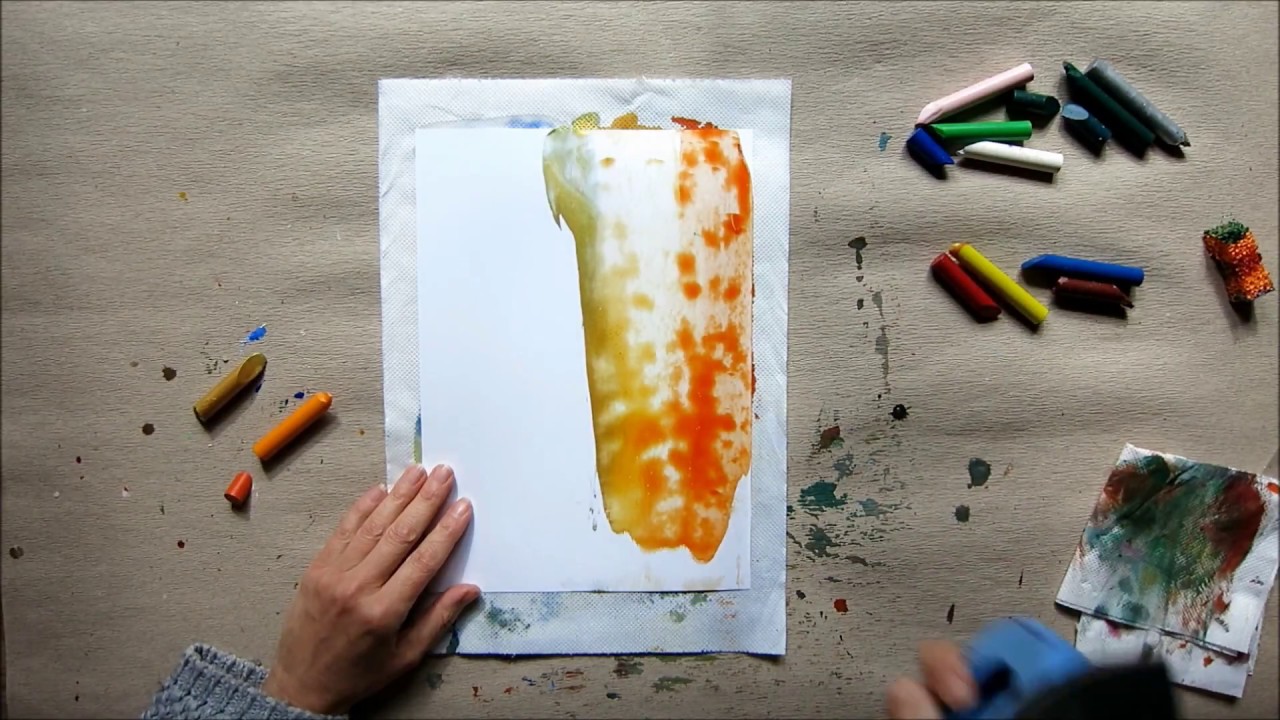 Spirit Art Engel | Engel malen mit dem Encaustic Maleisen