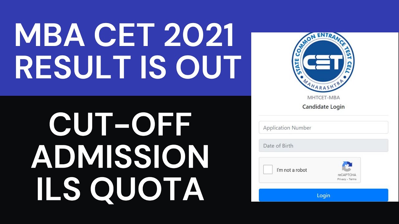 What after MBA CET 2021 Result? Cut-off, Admission Process, Institute Level Seats | A Complete Guide