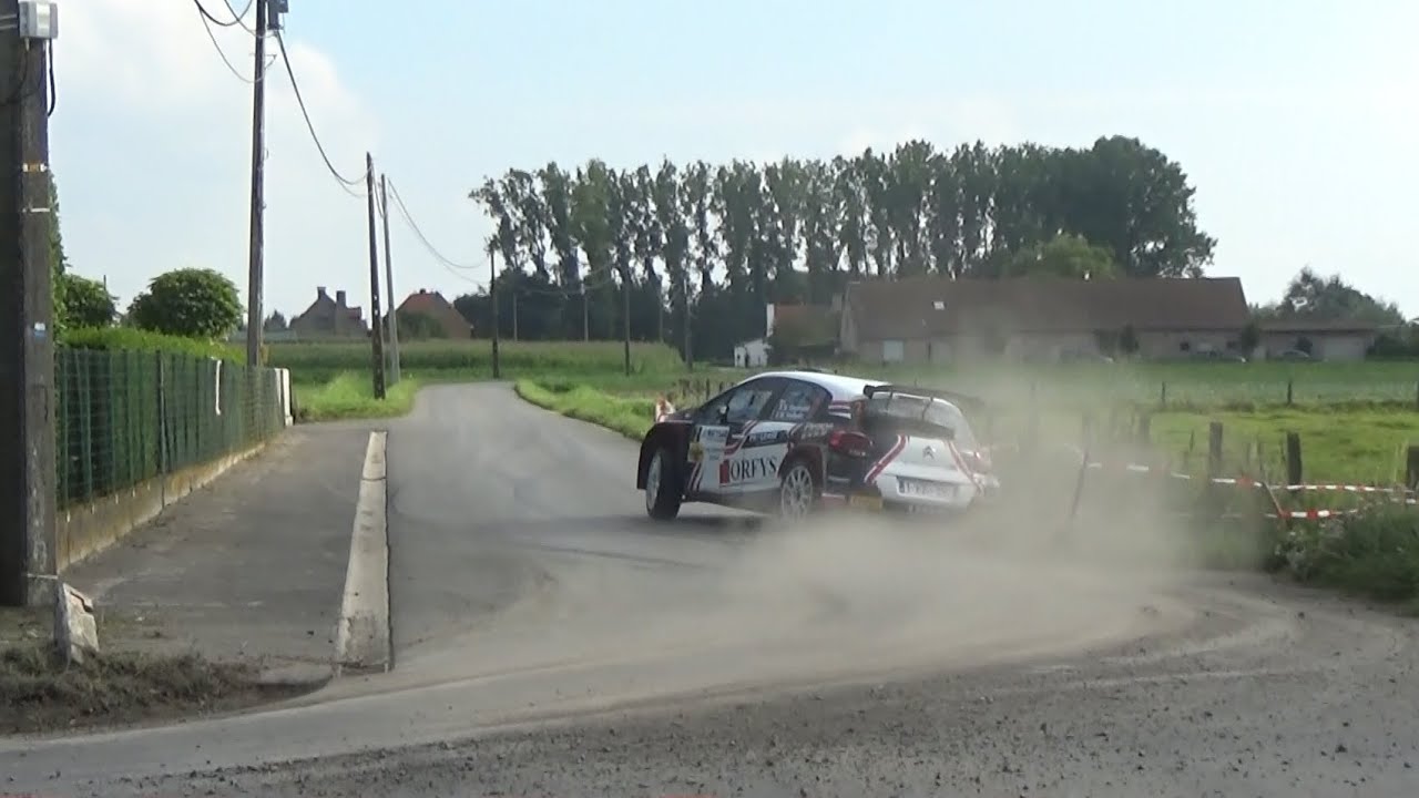 Omloop van Vlaanderen 2023 - SS16: Houthulst 3 - all cars (raw footage) - hot moment Reynvoet!