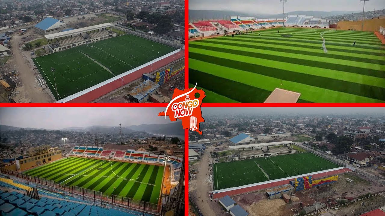 Transformation du stade sainte Thérèse pelouse synthétique éclairage et nouveaux terrains de basket 