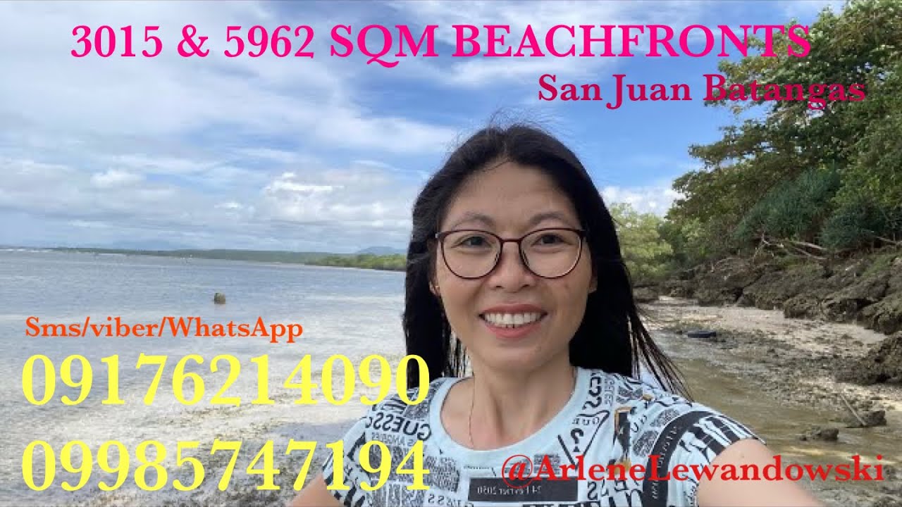 Vlog550: 3015 SQM SOLD & 5962 SQM BEACHFRONT PROPERTIES FOR SALE IN SAN JUAN BATANGAS PHILIPPINES