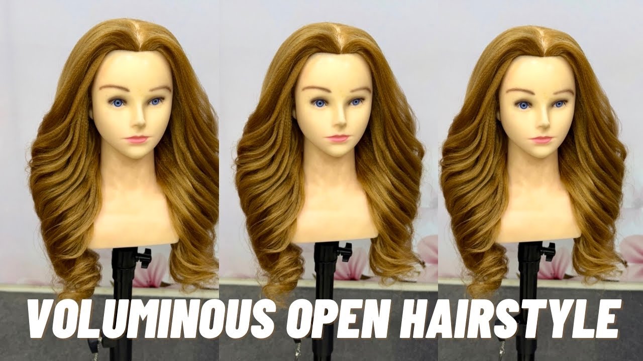 VOLUMINOUS OPEN HAIRSTYLE TUTORIAL | PARTY HAIRSTYLE 2025
