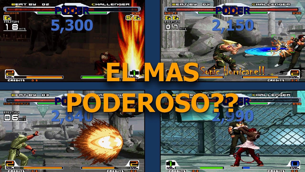 SVC CHAOS LOS 15 EXCEED MAS PODEROSOS
