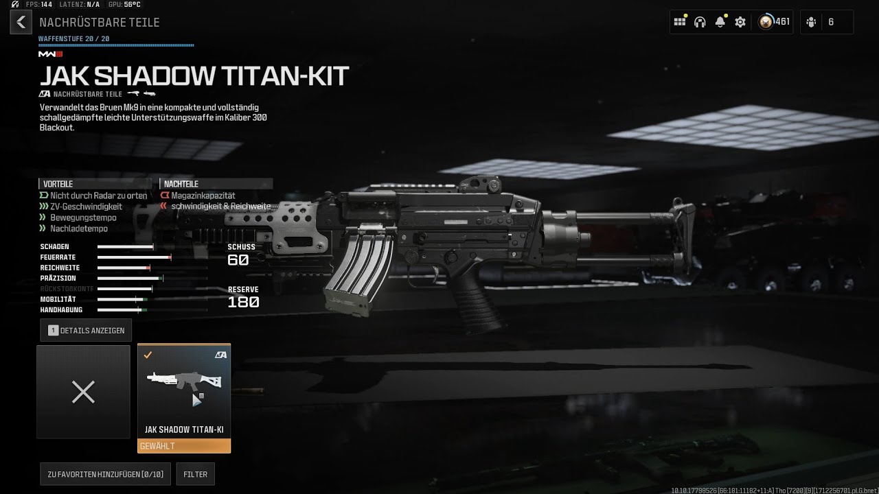 MW 3 Multiplayer#061 JAK SHADOW TITAN KIT 