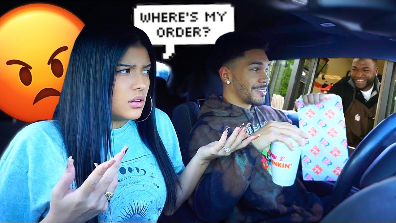IGNORING MY WIFE’S DRIVE THRU ORDER!! *she was heated*