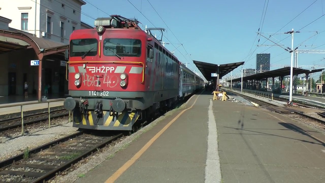 Trains in Zagreb on the 19th of July 2017 / Züge in Zagreb / Vonatok Zágrábban