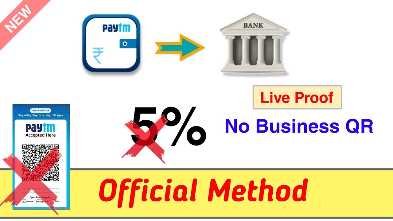 Paytm wallet to bank transfer official method | paytm wallet money transfer new offer |paytm to bank