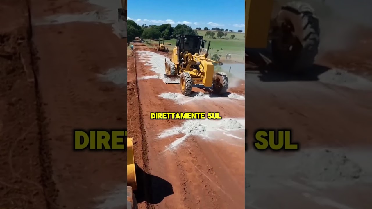 Perchè gettano cemento secco sulle strade sterrate?
