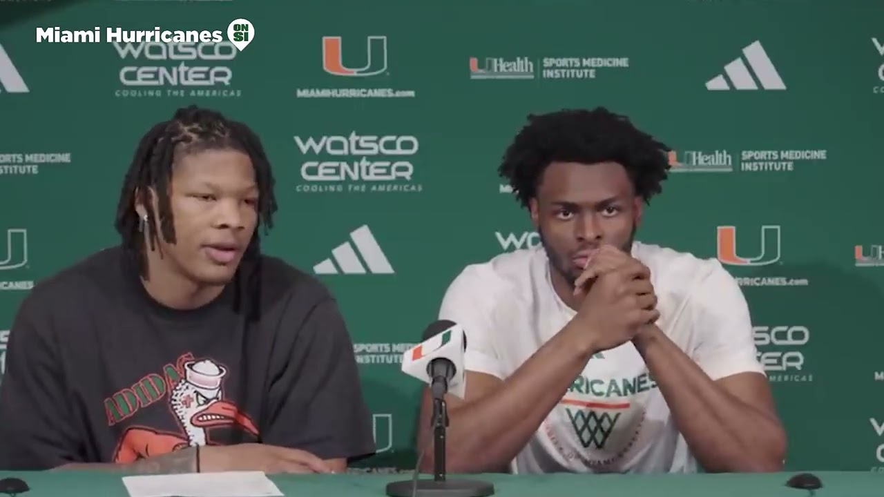 Miami Players Shelton Henderson and Ernest Udeh REACTION to BAD FSU Loss