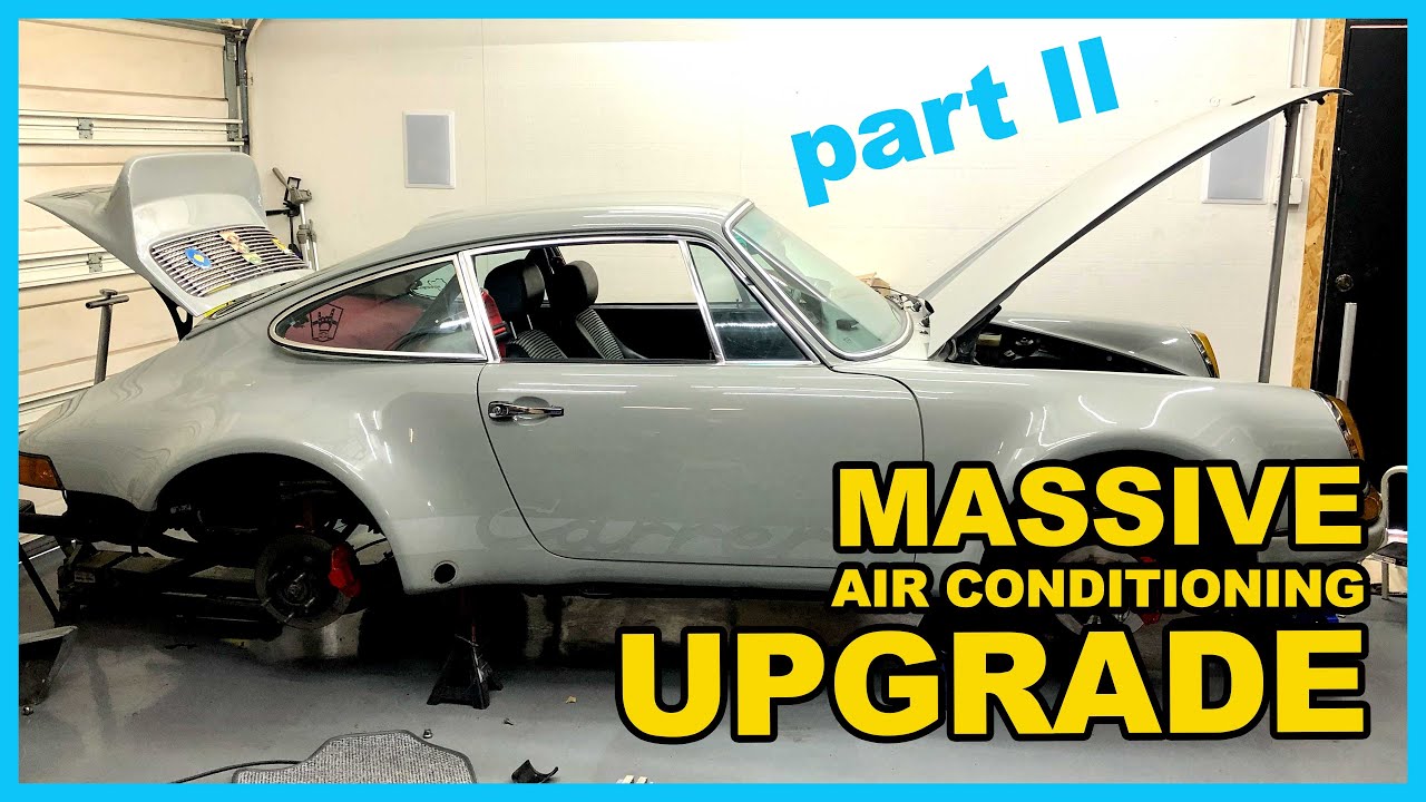 Vintage Porsche 911 AC Upgrade Part 2: Alternator & condenser, & RAD vents for the Classic Retrofit!