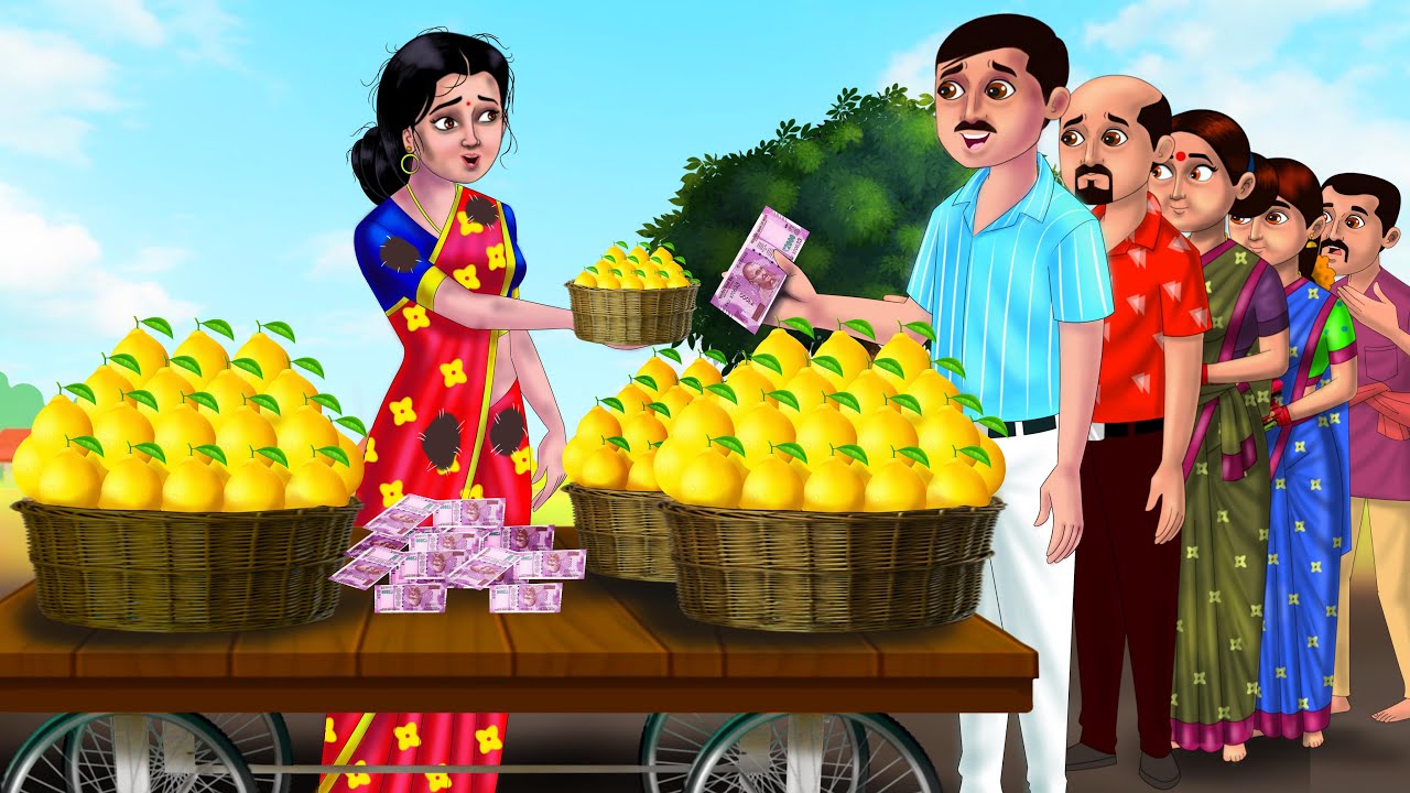 எலுமிச்சை விற்பதில் மருமகள் Anamika TV Mamiyar Marumagal |Tamil Moral Stories | Tamil Fairy Tales