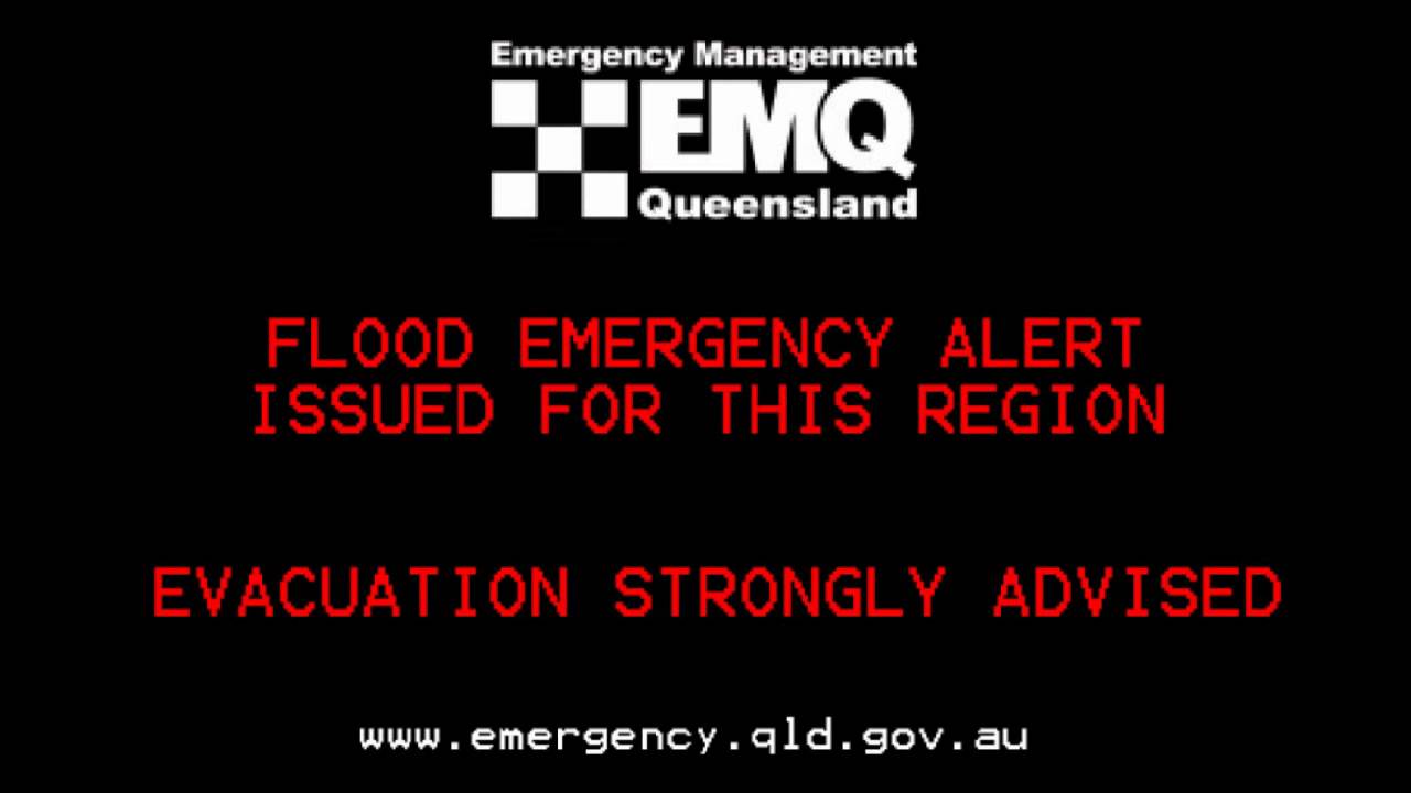 Queensland Floods 2011 - TV Emergency Alert