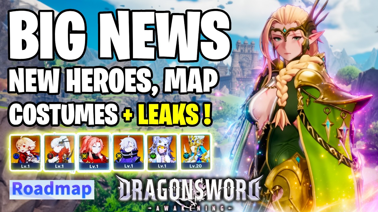 New Heroes, Story Expansion, Costumes, Console & Leaks - DragonSword Awakening