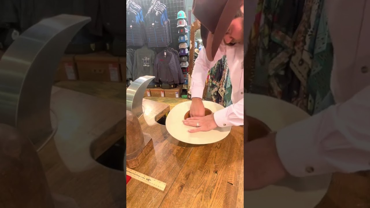 How to shape a hat. (Telescope/flat top)