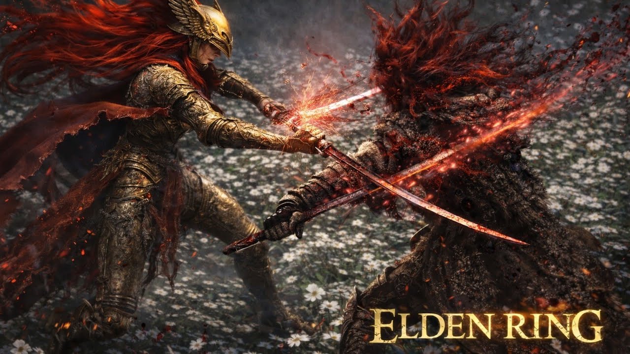 ELDEN RING boss fight Malenia