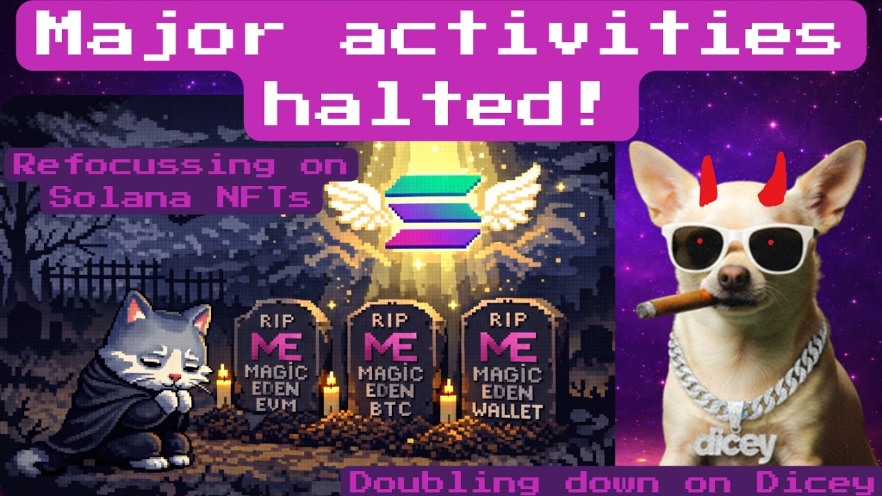 Magic Eden Halts EVM & BTC NFTs — Refocusing on Solana?! What This Means