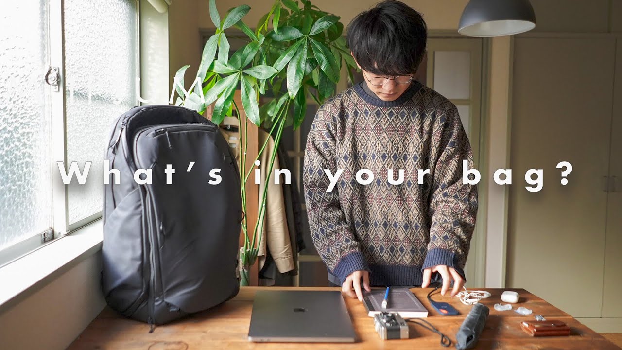 【カバンの中身】暮らし系youtuberのこだわりのカバンと持ち物