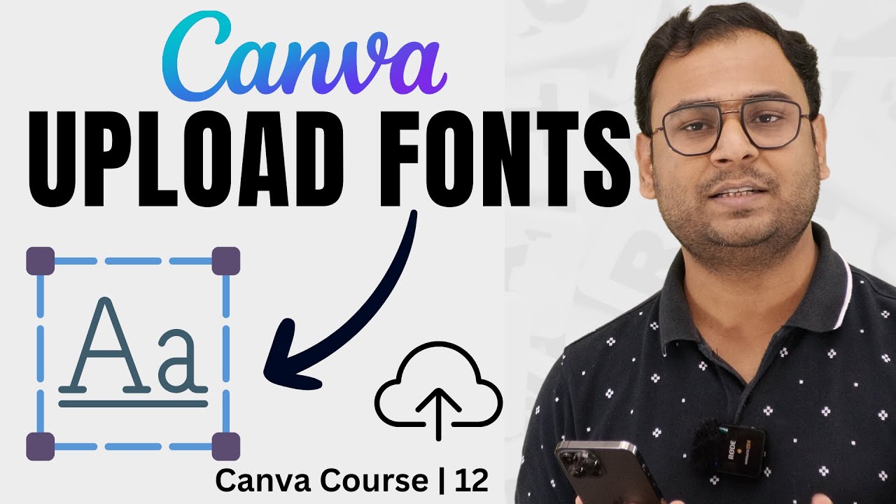 How to upload Fonts in Canva ? | Canva Course | #12