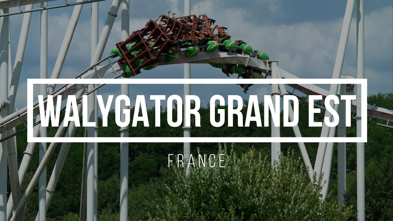 Walygator Grand Est - A French Theme Park Tour including B&M Invert Roller Coaster, Monster!