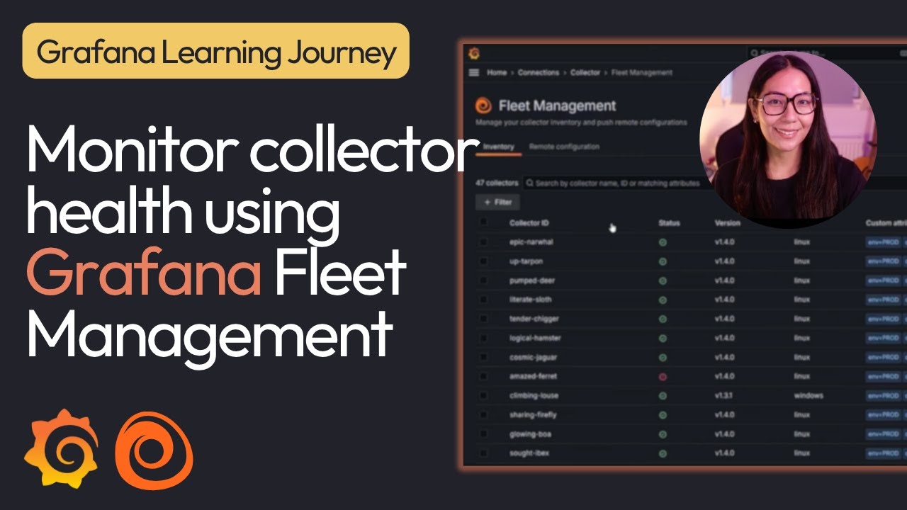 Обучение использованию Grafana: мониторинг состояния коллекторов с помощью Grafana Fleet Management