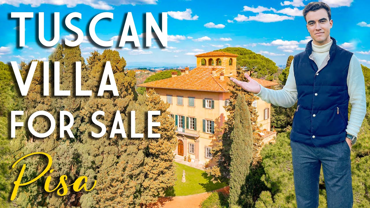 LUXURY PERIOD VILLA FOR SALE NEAR PISA, TUSCANY | ROMOLINI